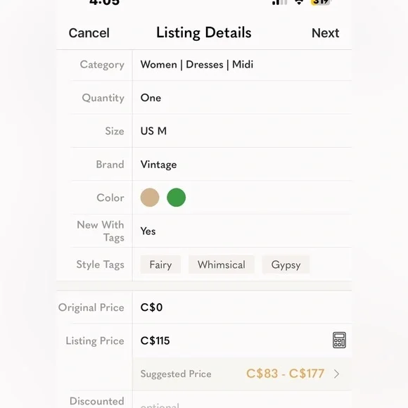 NWT ,summer dress, halter,fairy,whimsical,romantic, gypsy,boho,bohemian,VTG, S/M - Picture 16 of 16